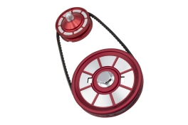 EMPI Color Matched Pulley Kit Red Anodized, for Type 1 VW