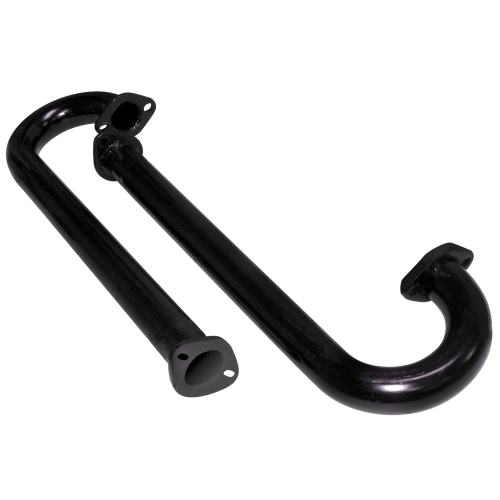 EMPI 00-3422-0 Heater Box J Tube, Flanged, Raw Steel, 1-5/8, Pair