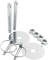 ALLSTAR PERFORMANCE ALL18513 Steel Hood Pin Kit w/ 1/4in Flip-Over Clips ALL18513