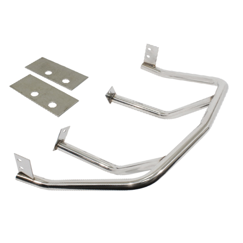 Front Bumper, Baja Style, Stainless Steel