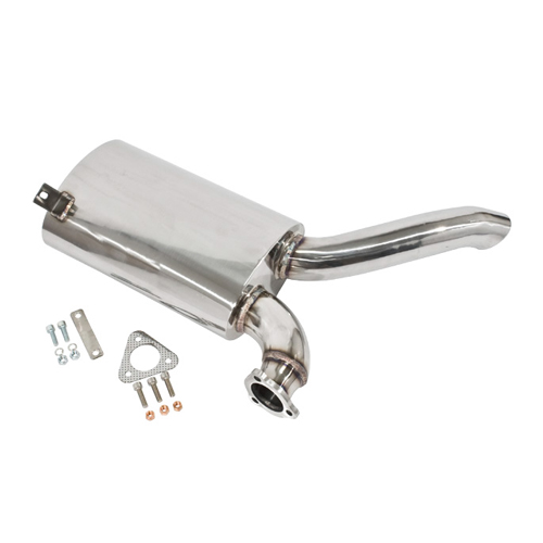 Sideflow Muffler, Stainless, Fits Our 00-3448-0 Exhaust