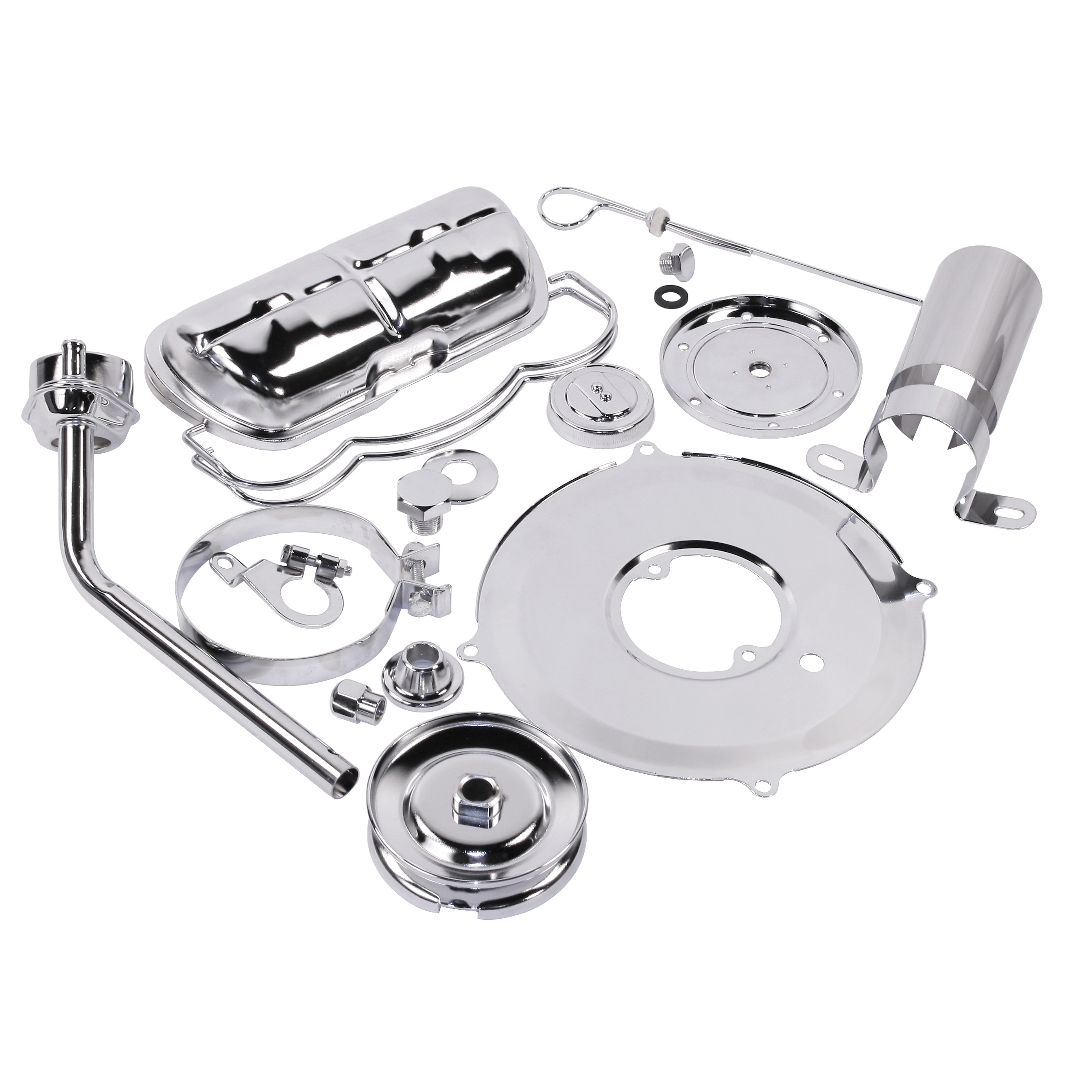 Super Chrome Deluxe Dress Up Kit, for Aircooled VW Engines VW Beetle