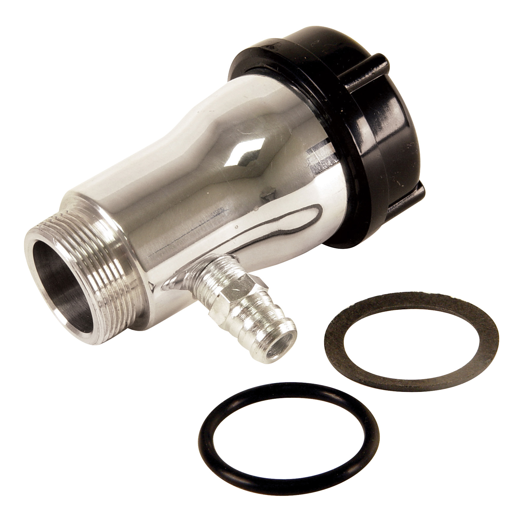 Oil Filler Extension, with Breather Vent, Polished Fits VW VW Beetle