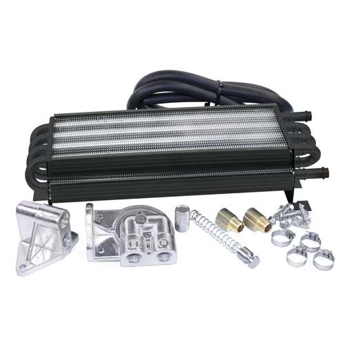 8 Pass Oil Cooler Kit, with Barbed Fittings