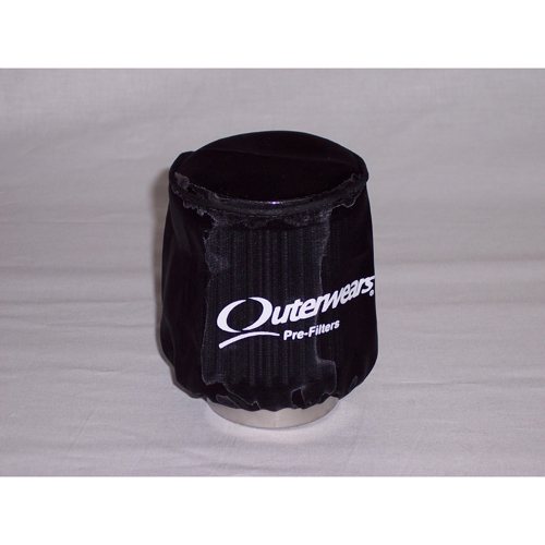 Outerwear Pre-Filter, 3.5 To 3 Taper, 4 Tall, Black
