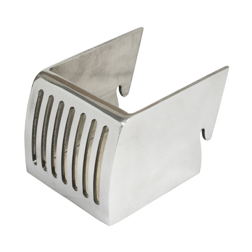 Cup Holder, Polished Aluminum, for Bus 56-67