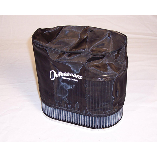 Outerwear Pre-Filter, 4.5 X 7 Oval, 6 Tall, Black