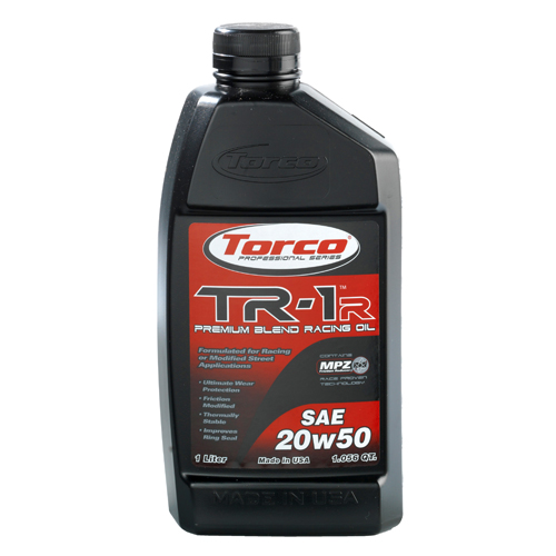 Torco TR-1R Racing Oil, 20W 50 Case of 12