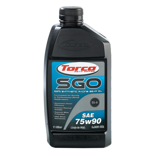 Torco RGO Racing Gear Oil, 75W 90, Case of 12