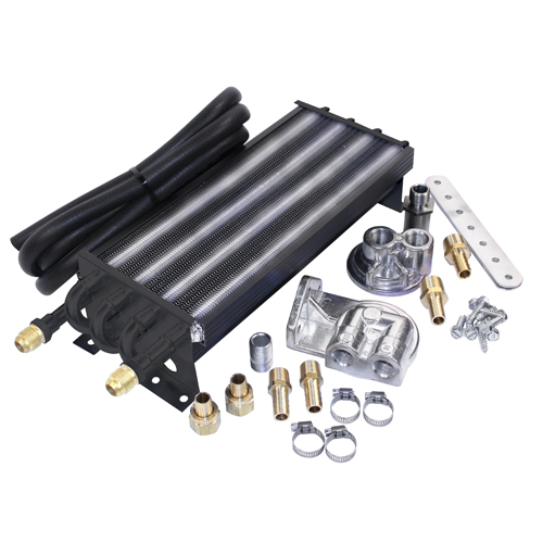 8 Pass Oil Cooler Kit, for Type 4 VW, with Threaded Fittings