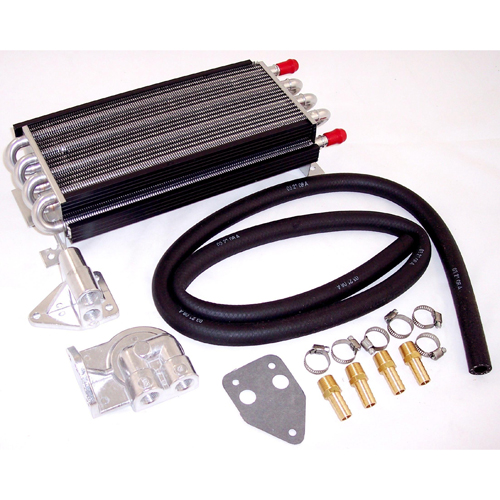 8 Pass Oil Cooler Kit, with Barbed Fittings