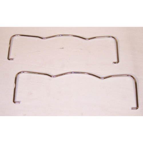 Valve Cover Clips, Chrome, for Stock Style Covers, Pair