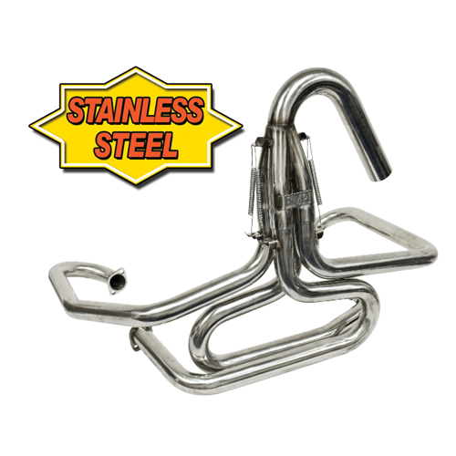 Bobcat Exhaust, 1-5/8 with U-Bend Stinger, Stainless