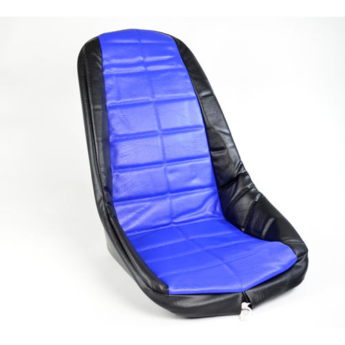 Low Back Seat Cover, Blue, Fits Most Fiberglass Seats