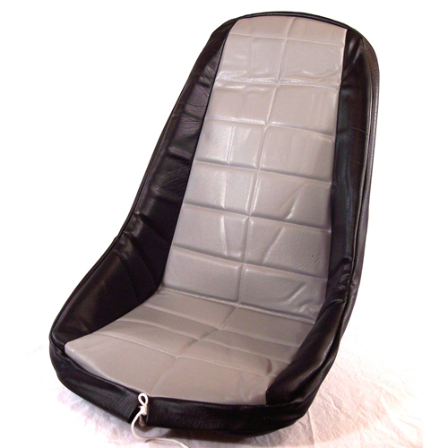 Low Back Seat Cover, Grey, Fits Most Fiberglass Seats