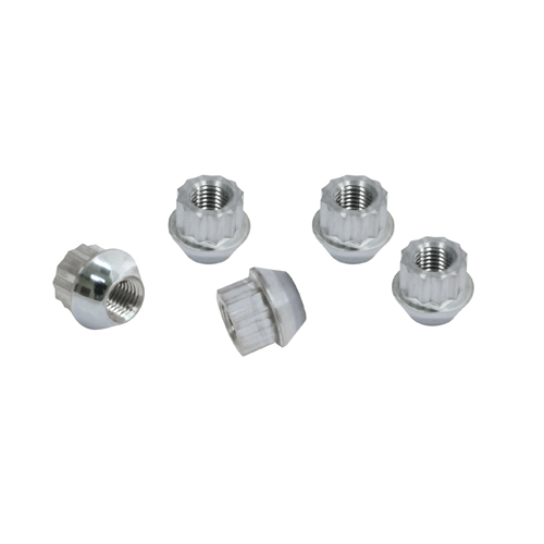 Alloy Lug Nuts, Chrome 12mm - 1.5, 12 Point 60 degree seat