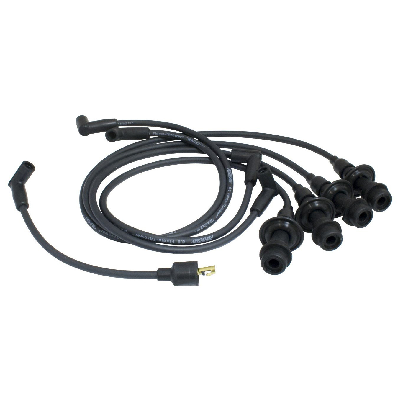 Pertronix 7mm Spark Plug Wires Black, Fits Standard VW Caps VW Beetle