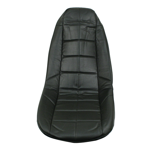 Lay Back Seat Cover, Black, Fits Fiberglass LAY BACK Shells