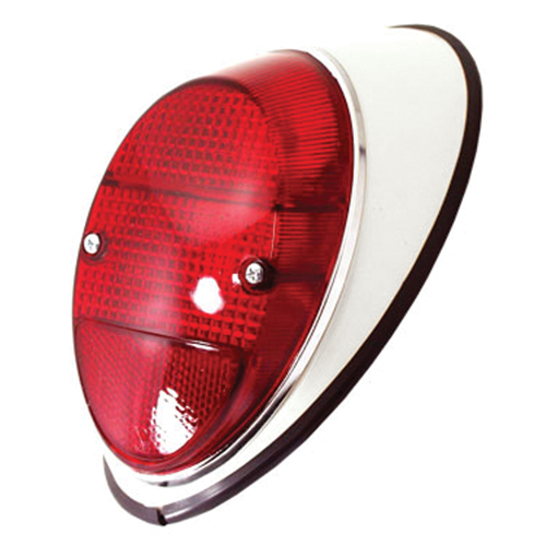 Tail Light Assembly, Left Side, for Beetle 62-67, Red