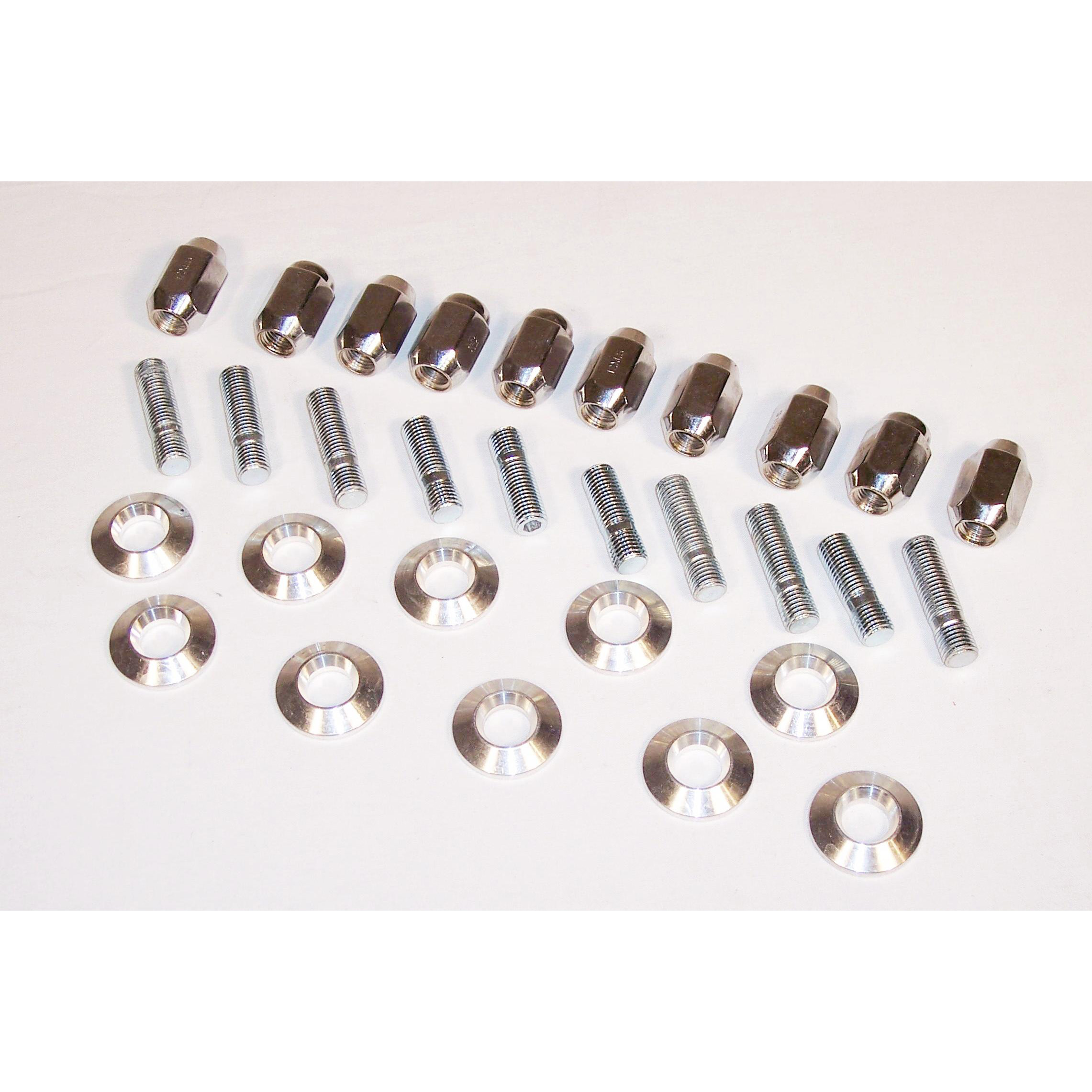 12mm Stud Kit, for Aluminum Rims, Does 2 Wheels VW Beetle, VW Bug