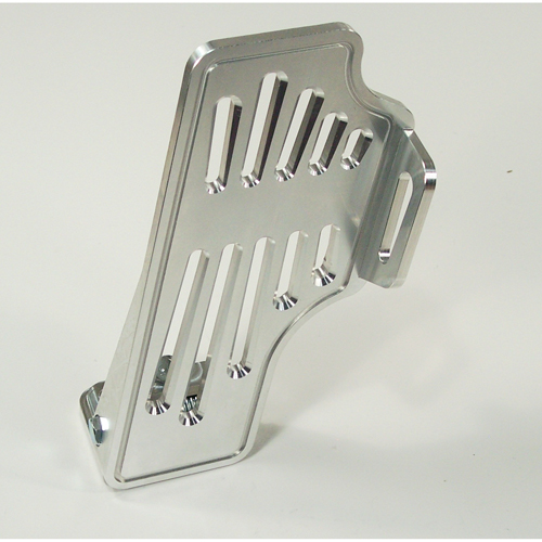 Gas Pedal, Billet Aluminum, Angled with Cut-Outs