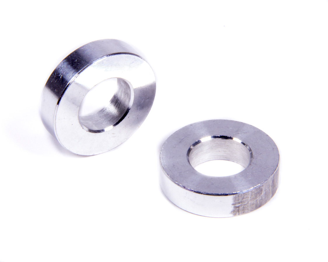 Flat Spacers Aluminum 1/4in Thick 1/2in ID 1in OD ALL18762