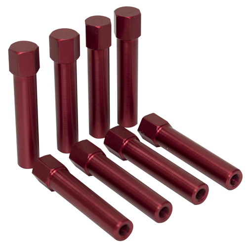 JayCee Valve Cover Nuts, Red