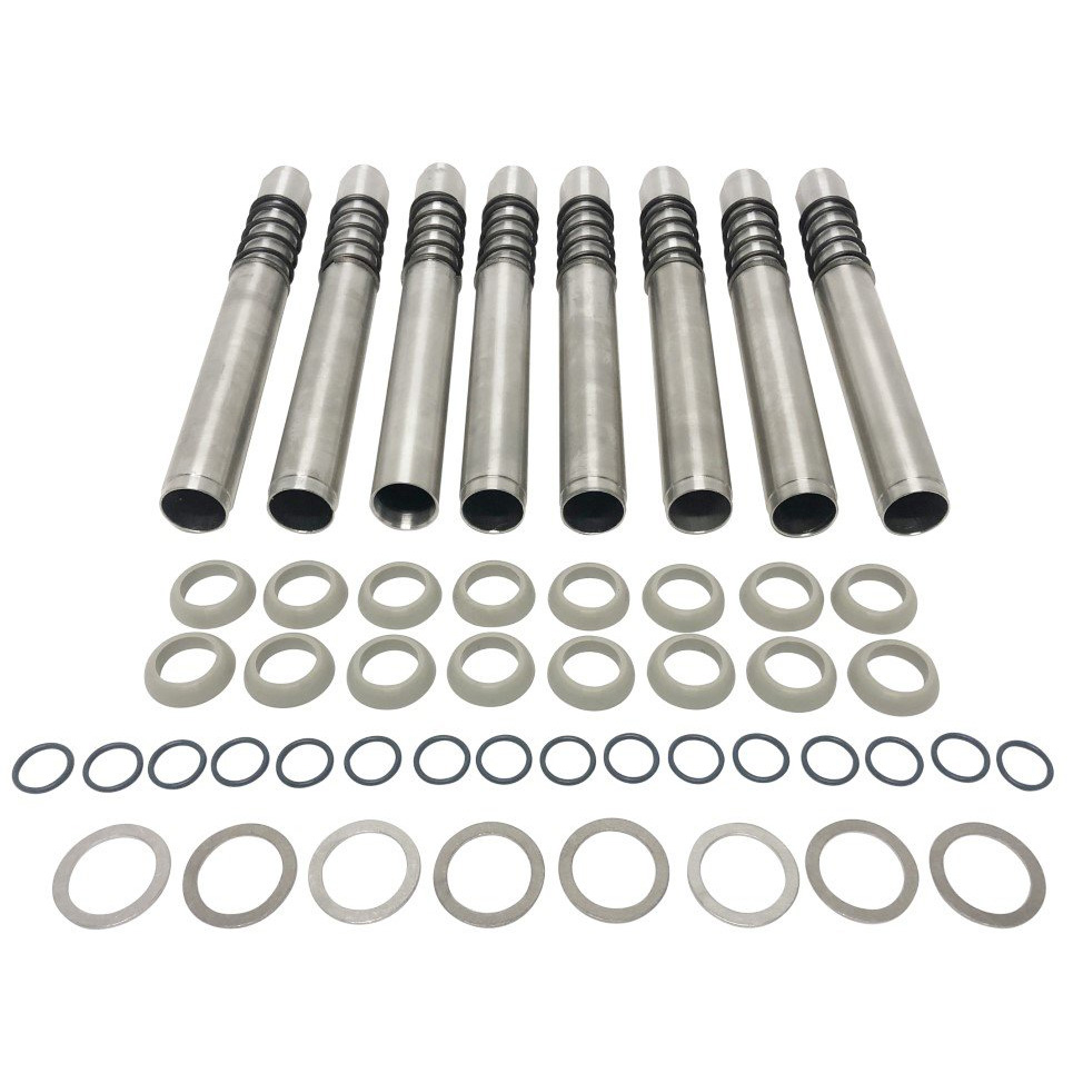 JayCee Leak Proof Pushrod Tubes, Set, Silver VW Beetle, VW Bug