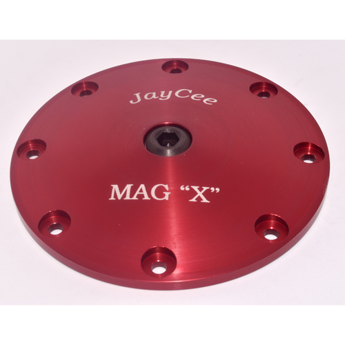 JayCee Mag X Plate Sump Drain with O-Ring, Red