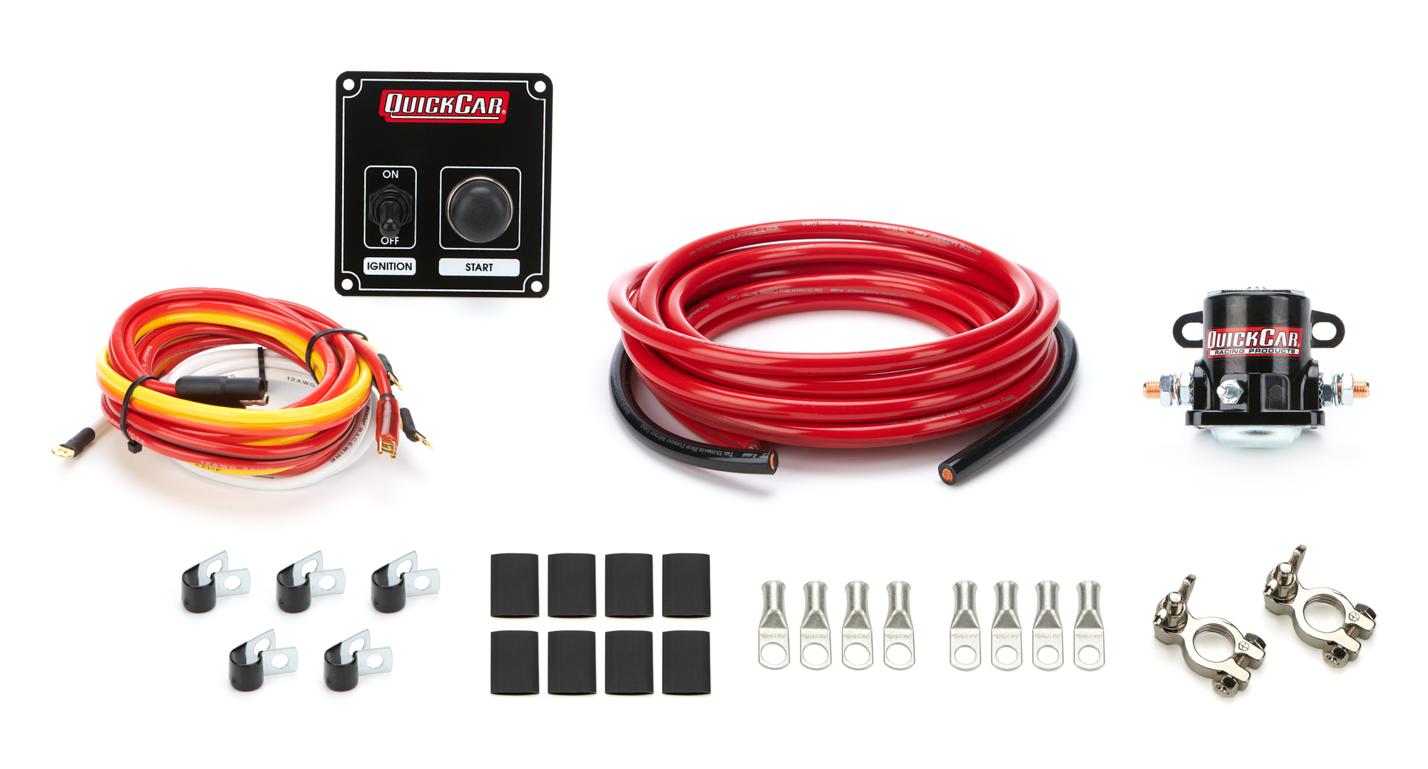 QuickCar Wiring Kit 4 Gauge w/o Disconnect w/50-802 Ignition