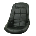 Low Back Poly Seat Cover, Black