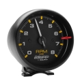 Tach. Black 8000 Rpm , 3-3/4