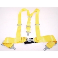 Seat Belt, 2 Shoulder & 3 Lap, Duck Bill, 3 Point, Yellow