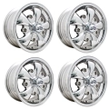 Appletree Automotive 00-9687-4 Gt-5 Wheels Polished, 5.5 Wide, 5 on 205mm