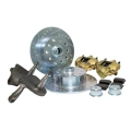 EMPI 22-6133-0 Drop Spindle Disc Brake Kit, 5 On 4-3/4 Chevy King Pin 59-65