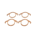 EMPI 2512-21 Exhaust Gaskets, 1-5/8 Copper Slip-in, 4 Pack
