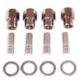 EMPI 6541-20 Chrome Mag Wheel Lugnut & Stud, 14mm to 1/2-20
