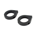 Latest Rage AC750127B-1.75 Billet Light Mount Brackets, For 1-3/4 Tube, Black, Pair
