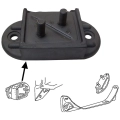 JP JP-8253-0 Front Transmission Mount, Fits Type 2 Bus 62-67 JP Brand