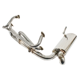 Sideflow Exhaust System, Fits Type 2 Bus 68-71 Stainless