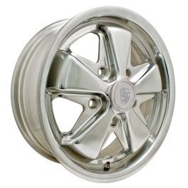 911 Alloy Wheel, Polished, 5.5 Wide, 5 on 130mm