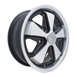 911 Alloy Wheel, Gloss & Silver, 4.5 Wide, 5 on 130mm