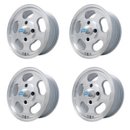 EMPI Dish Wheels 5.5 Wide, Fits 4 on 130mm VW