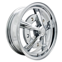 Raider Wheel, All Chrome, 5 Wide, 5 on 205mm