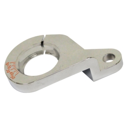 Billet Distributor Clamp, Chrome with Timing Marks, Type 1