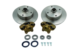 Ball Joint Front Disc Brake Kit w/o Spindles 66-77 4 on 130