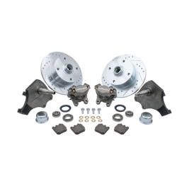 Drop Spindle Disc Brake Kit, 4 On 130mm, Ball Joint BLACK