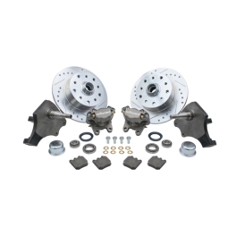 Drop Spindle Disc Brake Kit, Chevy Pattern Ball Joint SILVER