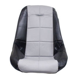 Low Back Poly Seat Cover, Grey