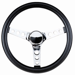 Steering Wheel, 11 Diameter, 4 Dish, 3 Spoke, 3 Bolt